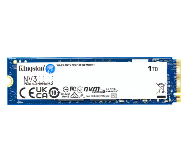 KINGSTON 1TB M.2 PCIe Gen4 NVMe NV3 - 1273429 - zdjęcie